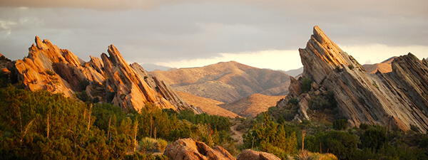 Agua Dulce landscape of mountains in Agua Dulce, CA